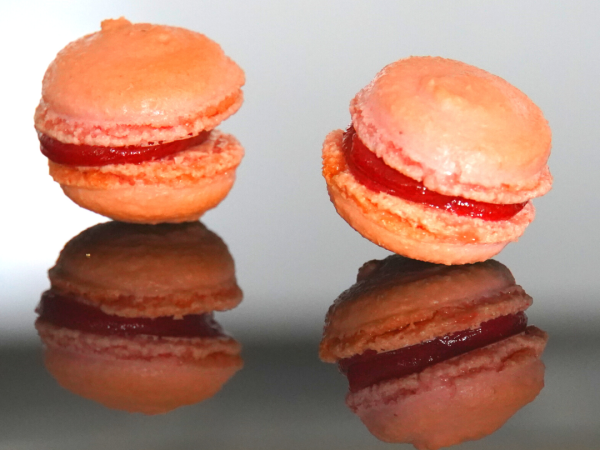 macaron fraise