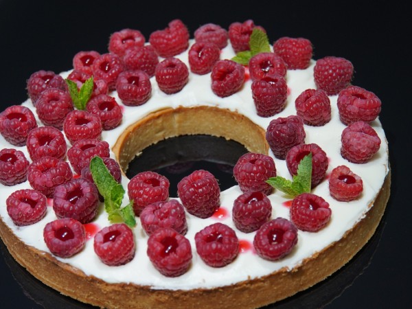Tarte-aux-framboises-cyril-lignac-revisité