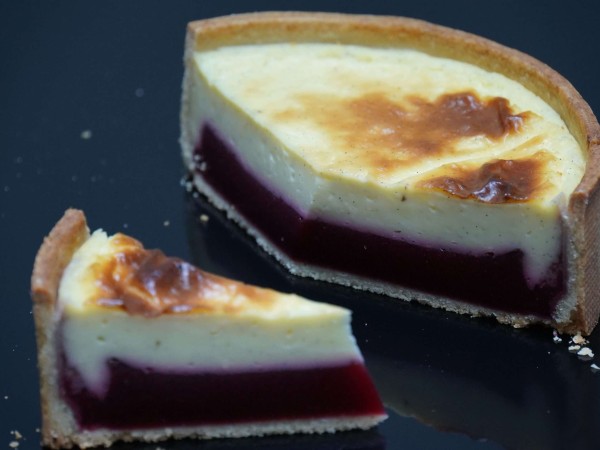 Flan Pâtissier vanille et insert framboise