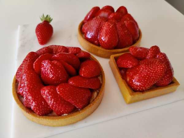 tarte aux fraises