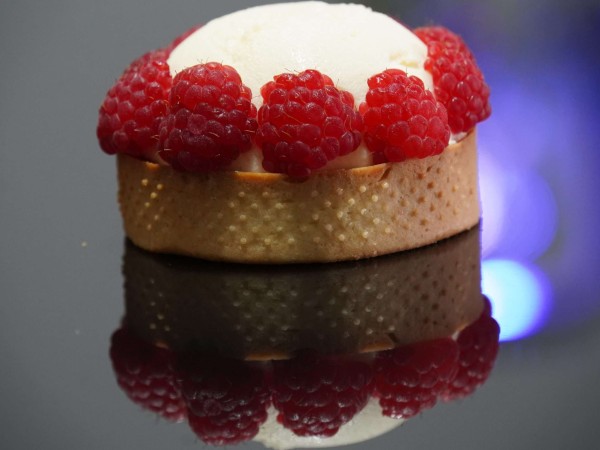 Tartelette chiboust framboise