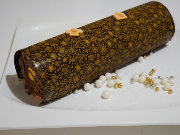 Bûche de Noël chocolat passion par Stéphane Rathgeber