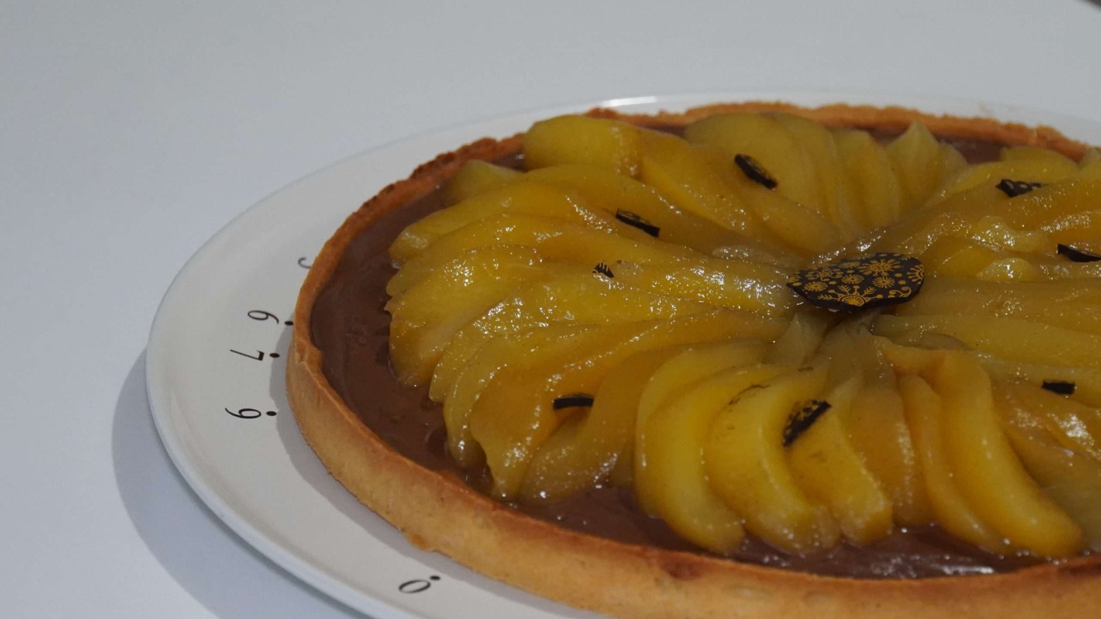 Tarte poire chocolat gourmande