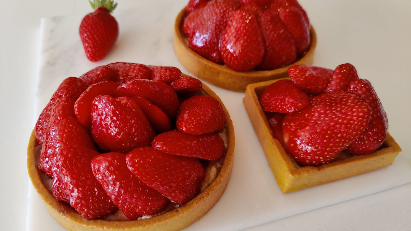 tarte aux fraises