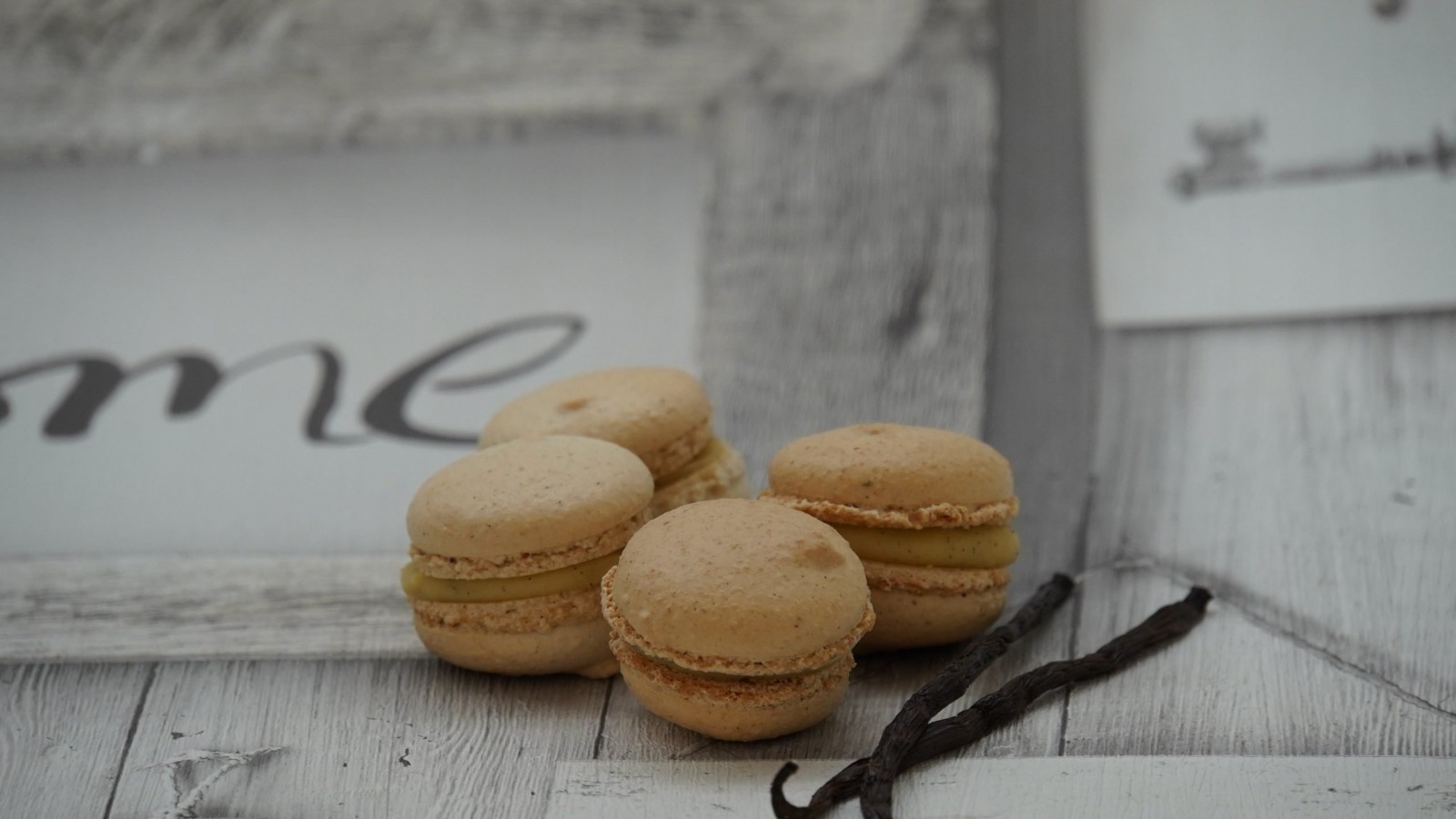 macaron vanille