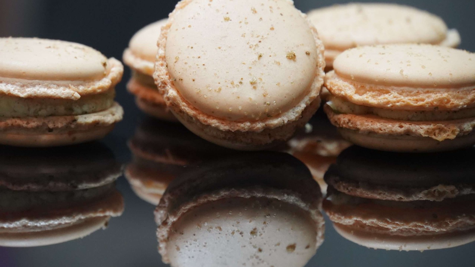 macaron vanille basilic