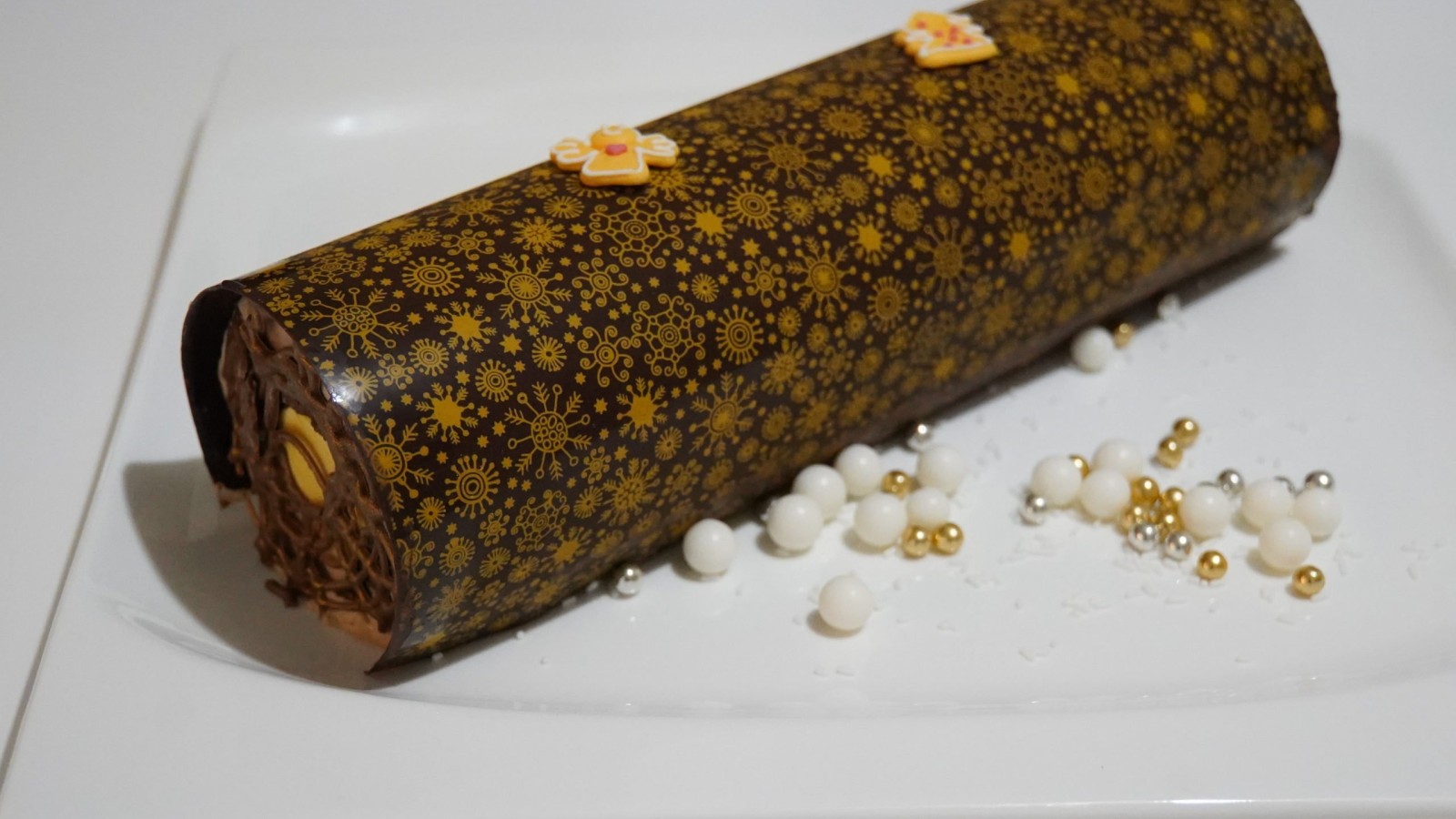 Bûche de Noël chocolat passion par Stéphane Rathgeber