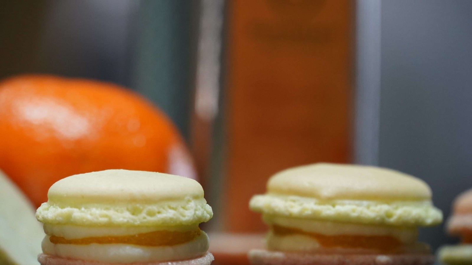 Macaron Huile d'olive à la Mandarine