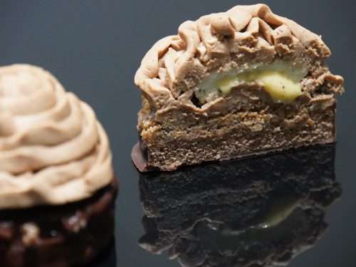 Découvrez l’Entremets Noix de Pécans, Chocolat et Crème Brûlée